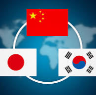 China Japan South Korea
