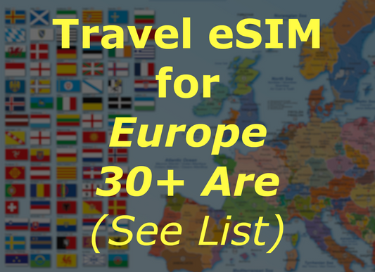 Europe (30+ areas)